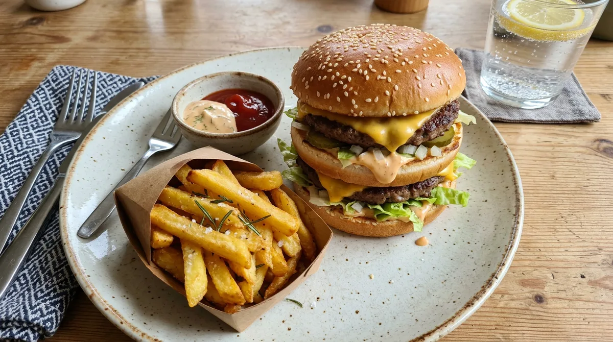 Cannabis Big Mac Style Burger