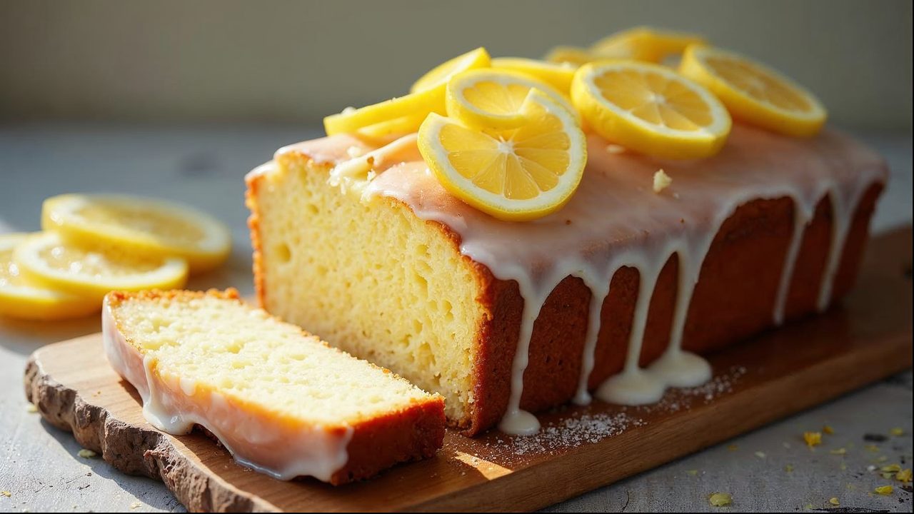 Cannabis-Zitronenkuchen