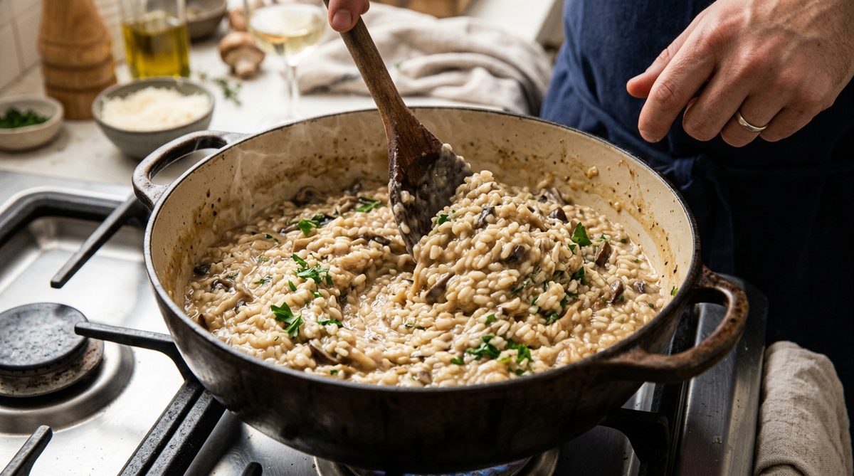 Bong Appétit: Trüffel-Risotto mit Cannabis-Butter