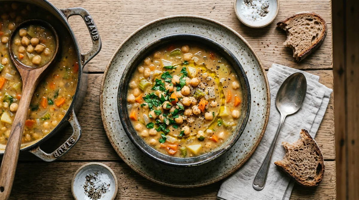 Cannabis Kichererbsensuppe