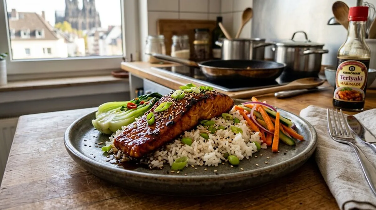 Cannabis Kikkoman Teriyaki-Lachs